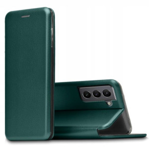 Etui do Samsung Galaxy S21 Skórzane Magnet + SZKŁO