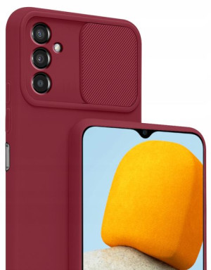 Etui SILICONE CamShield + Szkło do Samsung M23 5G