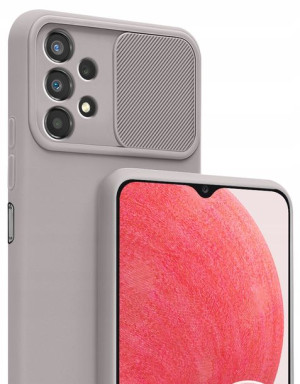 Etui SILICONE CamShield + Szkło do Samsung A13 4G