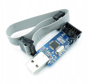Programator ISP USBasp ATMEL AVR ATMEGA + taśma