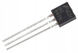 Tranzystor NPN 45V/100mA BC547B TO92 5 szt.
