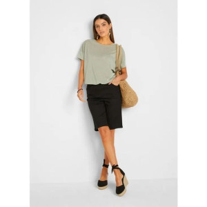 Błyszcząca Bluzka Oversize Ze Ściągaczem 40-42 905294