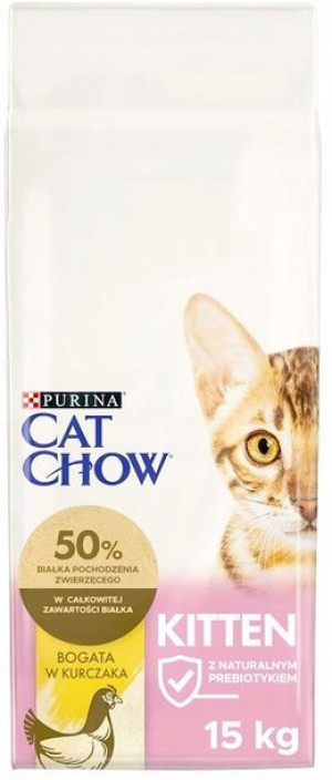 Sucha Karma Cat Chow Kitten Kurczak 15 kg