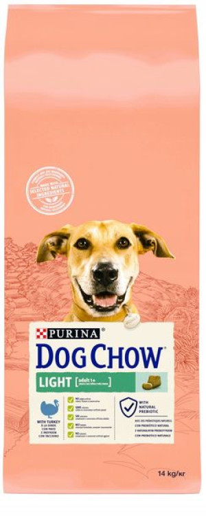 PURINA DOG CHOW Light Adult Indyk 14 kg