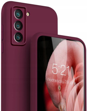 Etui Case Silicone +Szkło do Samsung Galaxy S21 FE