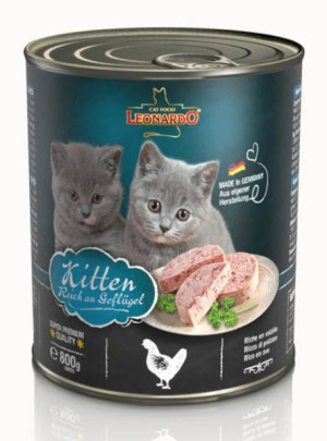 LEONARDO Quality Selection Kitten 800 g - Mokra karma dla kociąt z drobiem