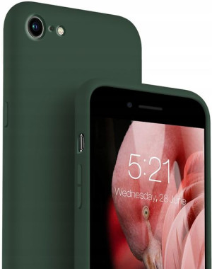Etui do iPhone 7 8 Case Silicone + Szkło 9H