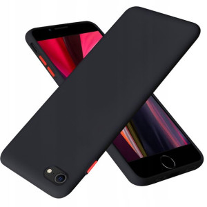 Etui do iPhone 7 8 SE 2020 Case Silikon + Szkło 9H