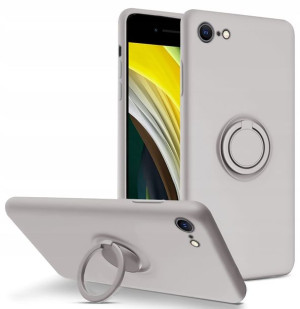 Etui Silicone Ring + Szkło do iPhone 7 8 SE 2020