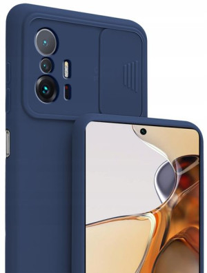 Etui SILICONE CamShield + Szkło do Xiaomi 11T /Pro