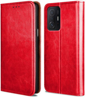 ETUI SKÓRZANE CASE + SZKŁO do Xiaomi 11T /11T Pro
