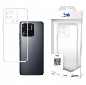 3mk Etui Clear Case + Szkło 9H do Xiaomi Redmi 10C