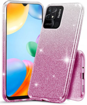 Etui BROKAT CASE + SZKŁO 9H do Xiaomi Redmi 10C