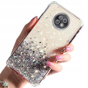 Etui BROKAT do Xiaomi Redmi Note 9T 5G CASE +SZKŁO