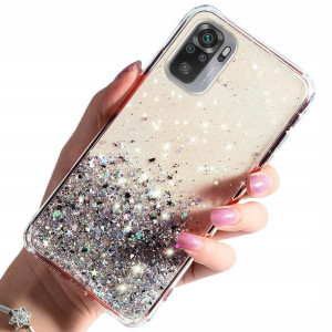 Etui CASE BROKAT + SZKŁO do Xiaomi Redmi Note 10