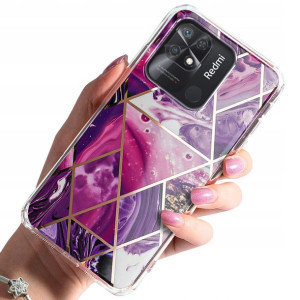 Etui Case Glamour + Szkło 9H do Xiaomi Redmi 10C