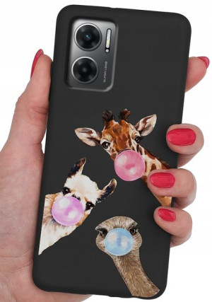 ETUI CASE WZORY + SZKŁO 9H do Xiaomi Redmi 10 5G