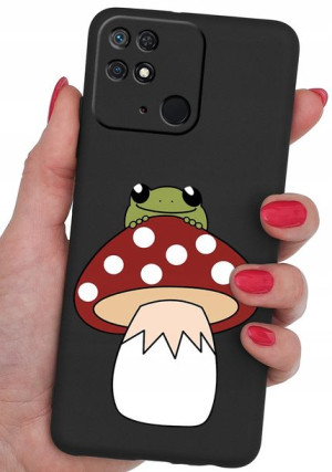 ETUI CASE WZORY + SZKŁO 9H do Xiaomi Redmi 10C