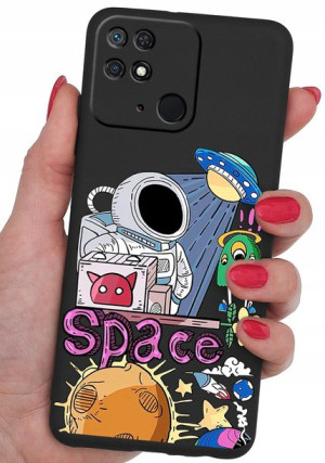 ETUI CASE WZORY + SZKŁO 9H do Xiaomi Redmi 10C