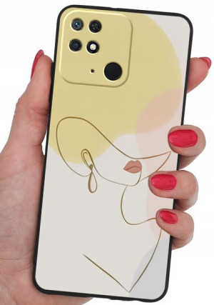ETUI CASE WZORY + SZKŁO 9H do Xiaomi Redmi 10C