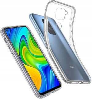 Etui Clear Case + Szkło 9H do Xiaomi Redmi Note 9