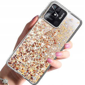 Etui do Xiaomi Redmi 10C CASE BROKAT + SZKŁO 9H