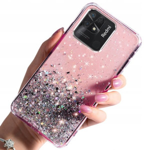 Etui do Xiaomi Redmi 10C CASE BROKAT + SZKŁO 9H