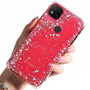 Etui do Xiaomi Redmi 9C CASE BROKAT + SZKŁO 9H