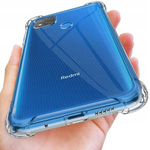 Etui do Xiaomi Redmi 9C Guma ANTI-SHOCK + Szkło 9H