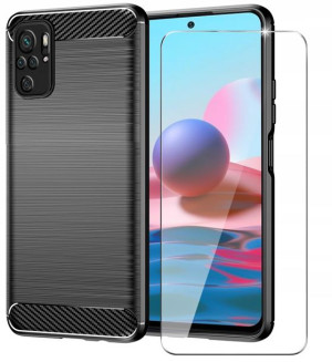ETUI do Xiaomi Redmi Note 10 PANCERNE KARBON SZKŁO
