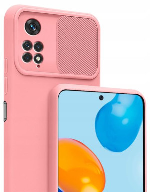 Etui SILICONE CamShield Szkło do Redmi Note 11/11S
