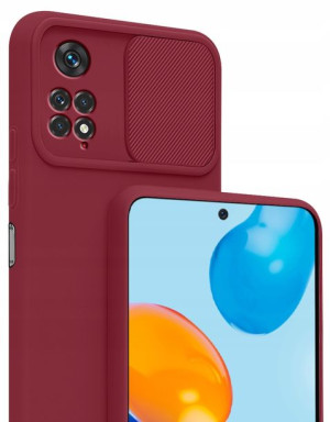 Etui SILICONE CamShield Szkło do Redmi Note 11/11S