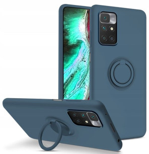 Etui Silicone Ring Case + Szkło do Xiaomi Redmi 10