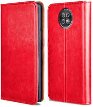 Etui SKÓRZANE do Xiaomi Redmi Note 9T 5G + SZKŁO