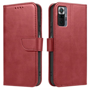 Etui Skórzane SKIN + Szkło 9H do Redmi Note 10 Pro