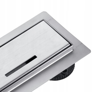 Aquauno Odpływ Liniowy 70 Chrom Decor One Strip