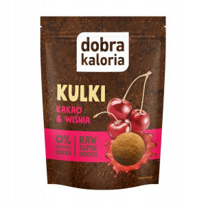 DOBRA KALORIA Kulki kakao & wiśnia BEZ Cukru