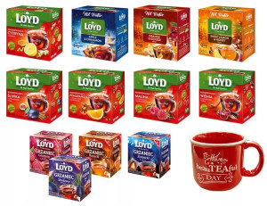 Zestaw Degustacyjny Herbata owocowa LOYD 12+ kubek