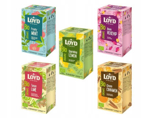 Zestaw herbat Degustacyjny LOYD BIO Organic 5 szt