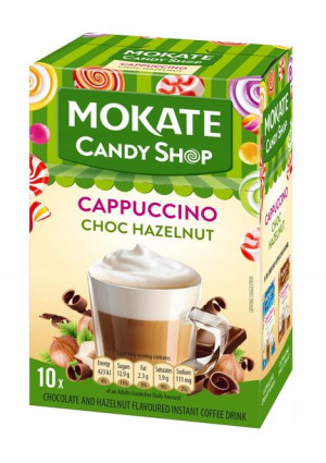 Mokate Candy Shop Choc Hazelnut Kawa Cappuccino