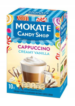 Mokate Candy Shop Creamy Vanilla Kawa Cappuccino