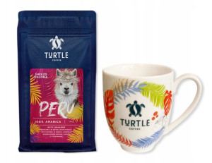 Świeża Kawa Ziarnista Arabica PERU + Kubek GRATIS