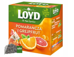 Herbatka owocowa LOYD Pomarańcza i Grejpfrut 20szt