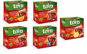 5x Loyd Rozgrzewająca MIX smaków Herbata grzaniec