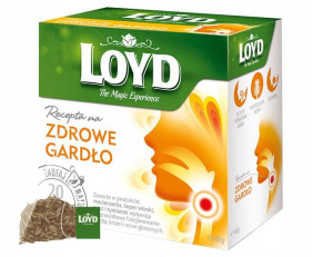 Recepta na zdrowe gardło LOYD Herbata 20 szt