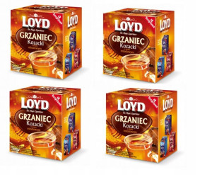4x Grzaniec Kozacki Loyd 40 torebek