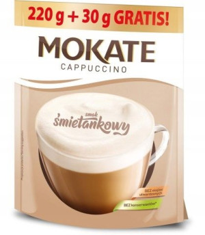 Cappuccino Mokate Śmietankowe 250g Big Pack