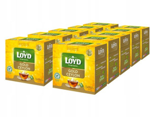 10 x Herbata czarna LOYD Gold Ceylon 20 torebek