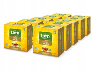 10x Herbata czarna LOYD Gold Ceylon 50 torebek
