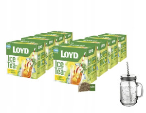 10x Herbatka na zimno LOYD Cold Ananas + Kubek